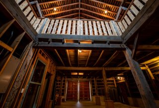 Timber Frame barn restoration in Champaign-Urbana