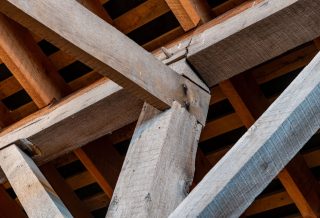 Timber Frame barn restoration in Champaign-Urbana
