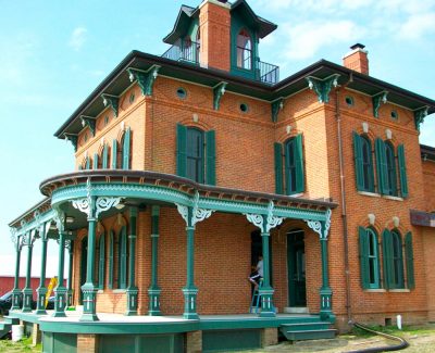 Historic Victorian porch restoration in East Central Illinois
