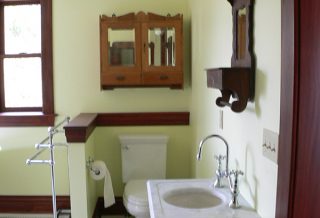 Historic home bathroom remodel in Sidney IL