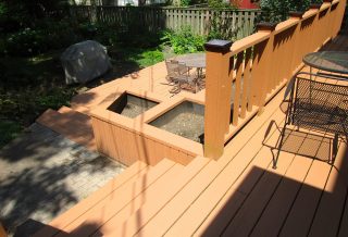 rebuilt steps for deck - small home improvement projects in Urbana IL