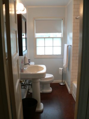 Finished bathroom remodel in Urbana-Champaign