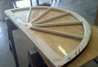 Restoring a historic arched window
