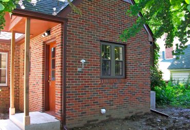 Brick home addition project in Urbana IL