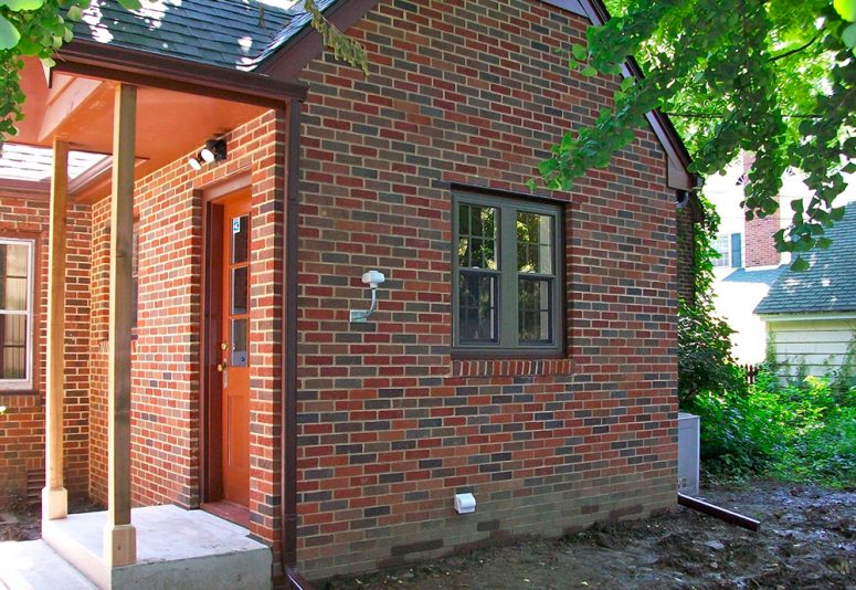 Brick home addition project in Urbana IL