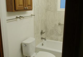 Hall bathroom remodel in Champaign, IL