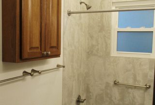 Hall bathroom remodel in Champaign, IL