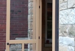 Enclosed porch refurbish project in West Urbana, IL
