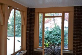 Enclosed porch refurbish project in West Urbana, IL